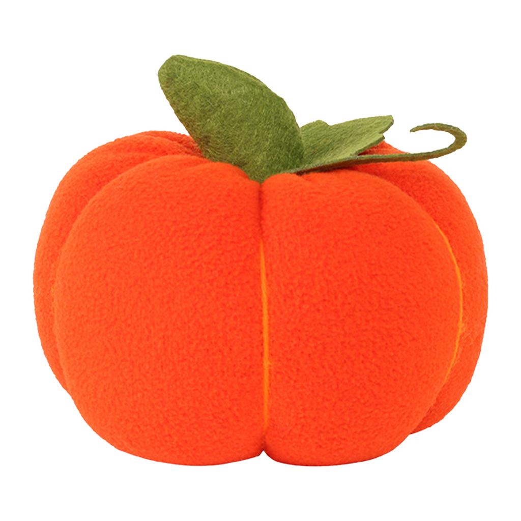 Pumpkin Plush Toy Simulation Vibrant Color Soft Pumpkins Fabric Ornament for Halloween Party Supplie