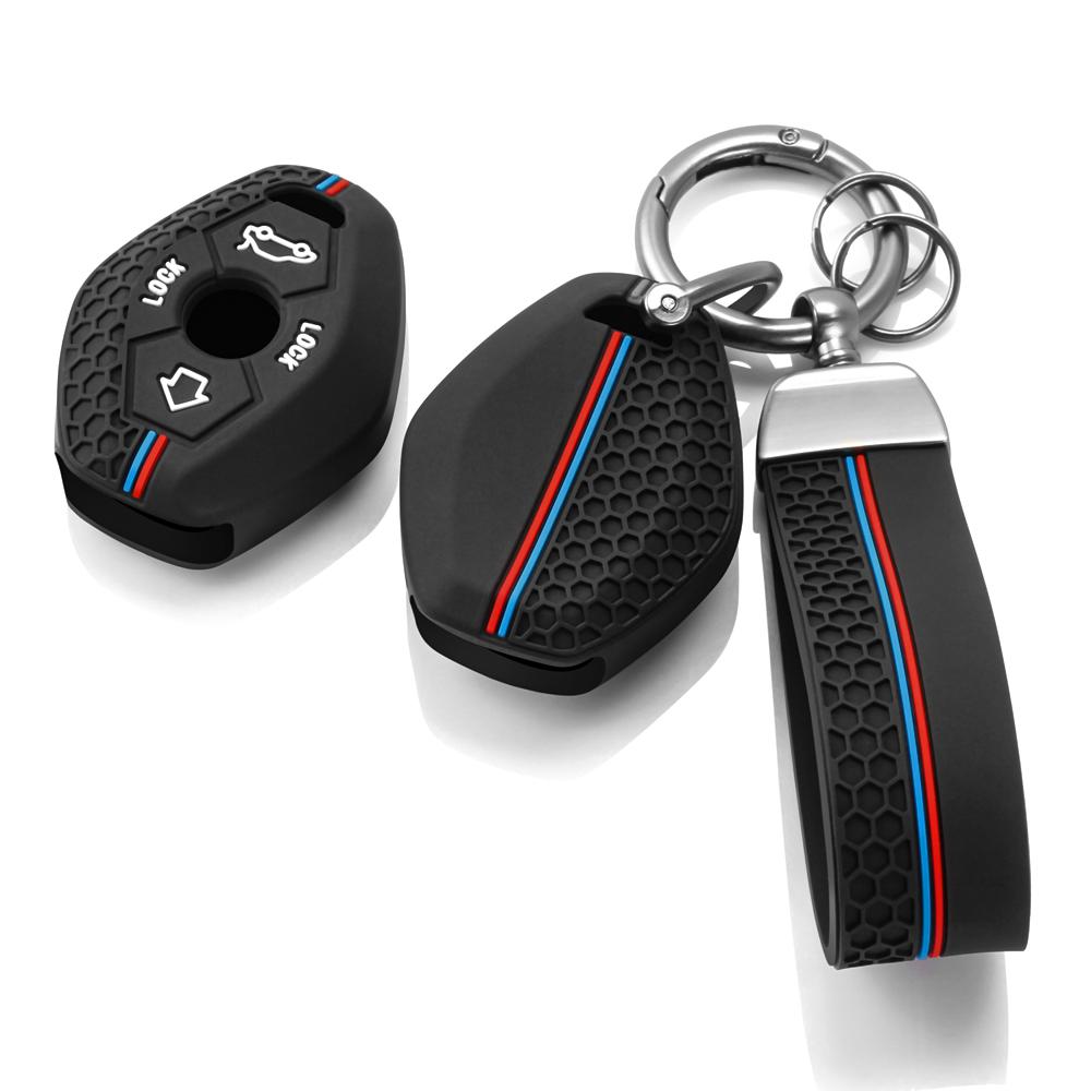 Silicone Car Key Case Key Chain For Bmw 3 5 7 Series E38 E39 E46 E83 M5 325I X3 X5 Z3 Z4 Accessories
