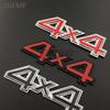 3D  4 X 4 4WD 4 Wheel Drive Offroad Car Metal Alloy Trunk Adhesive Badge Body Tailgate Displaceme Emblem