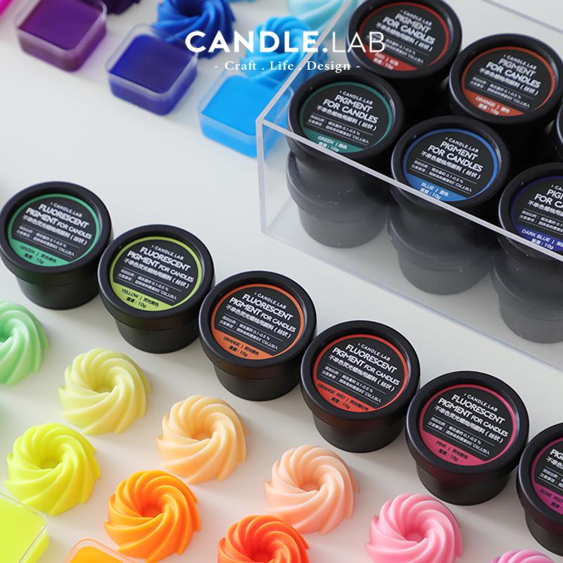 10g Solid Filamentous Candle Dye No Color Transfer Impermeable Strong Coloring Power for DIY Cake Food Decoration Candles