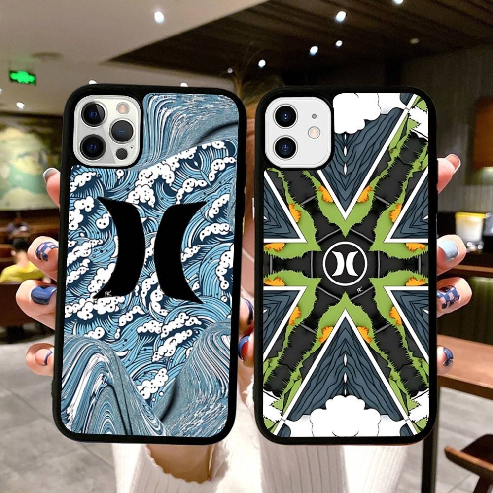 Klassische Berühmte Marke H-HurleyS Logo Für Iphone 17 Air 16 15 14 13 12 11 Pro Max TPU+PC Plus Stoßfeste Rückseite Handyhülle