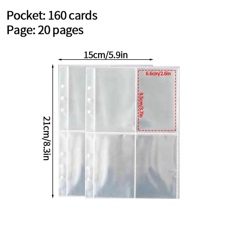 Binder Photocards Holder Binder Photocard Sleeve Background Paper Kpop Photo Album Binder Page Binder Photo Sleeve
