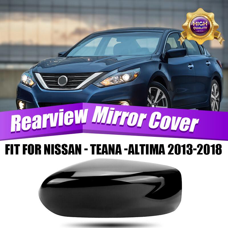 Driver Left Side Rear View Mirror Cover Cap Fit for 13-2018 NISSAN ALTIMA Black