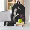 Sabrina Carpenter Kids Backpack Lunch Box Pen Bags for Boys Girls Kindergarten Backpacks Kawaii Schoolbag Bookbag Set