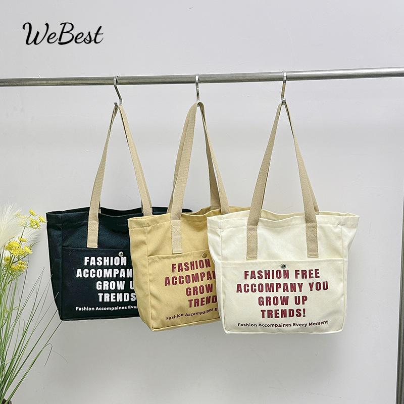 

Instagram Korean Version Commuter Single-shoulder Bag for Women, Large-capacity Simple Handbag for Students чорний