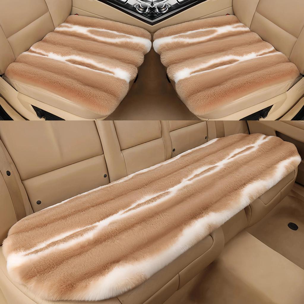 Gradient Car Cushions Anti Slip Seat Covers Comfortable Car Front And Rear Seat Cushions Warm And Comfortable Seat Cushions Made Of Natural Plush