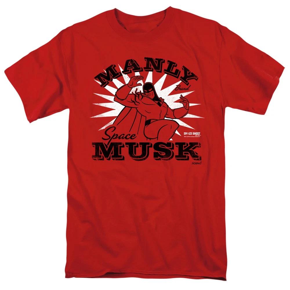 Space Ghost - Manly Musk - Unisex Short Sleeve Children s T-shirt - Red 100