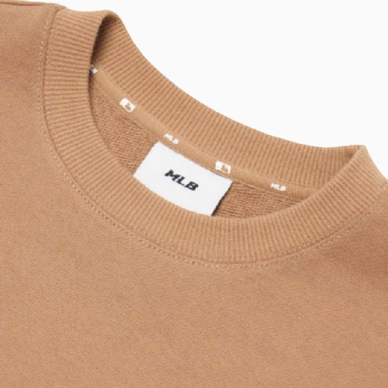 MLB New York Yankees Sweatshirts Unisex Camel Crew Neck Moderate Regular 3AMTB0914-50BGD