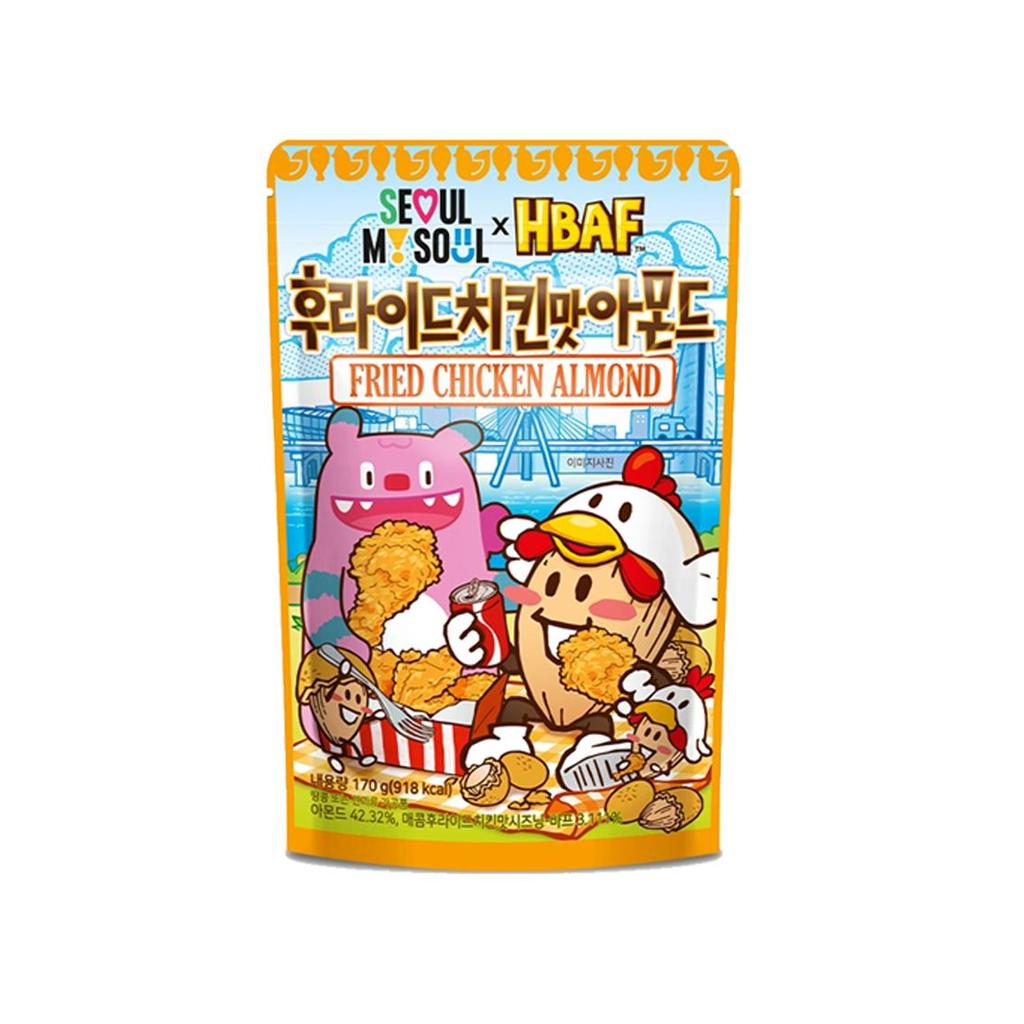 HBAF Seoul Chicken Flavor Almond 3 Flavor 170g