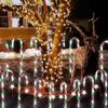 5 - In - 1 Red & Green Solar - Powered Candy Cane Lights With Snowflake Ornaments, Christmas Decor For Outdoor Yard P2G6