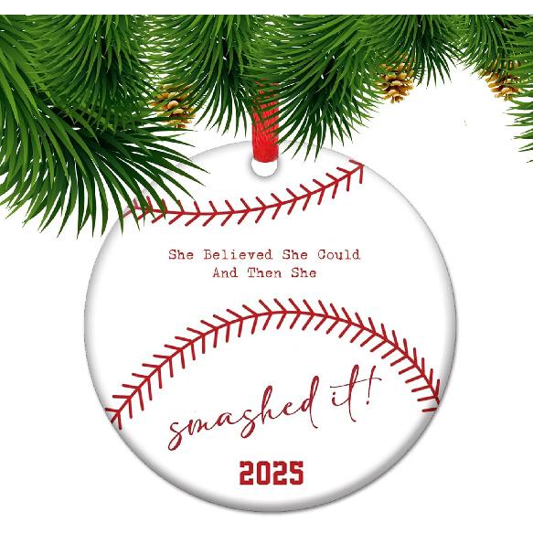 You Did It - Basketball Christmas Ornament - Basketball Lover Gift for Kids, Team Players & Coaches - Basketball Themed Holiday Decor, Sports Fan C09