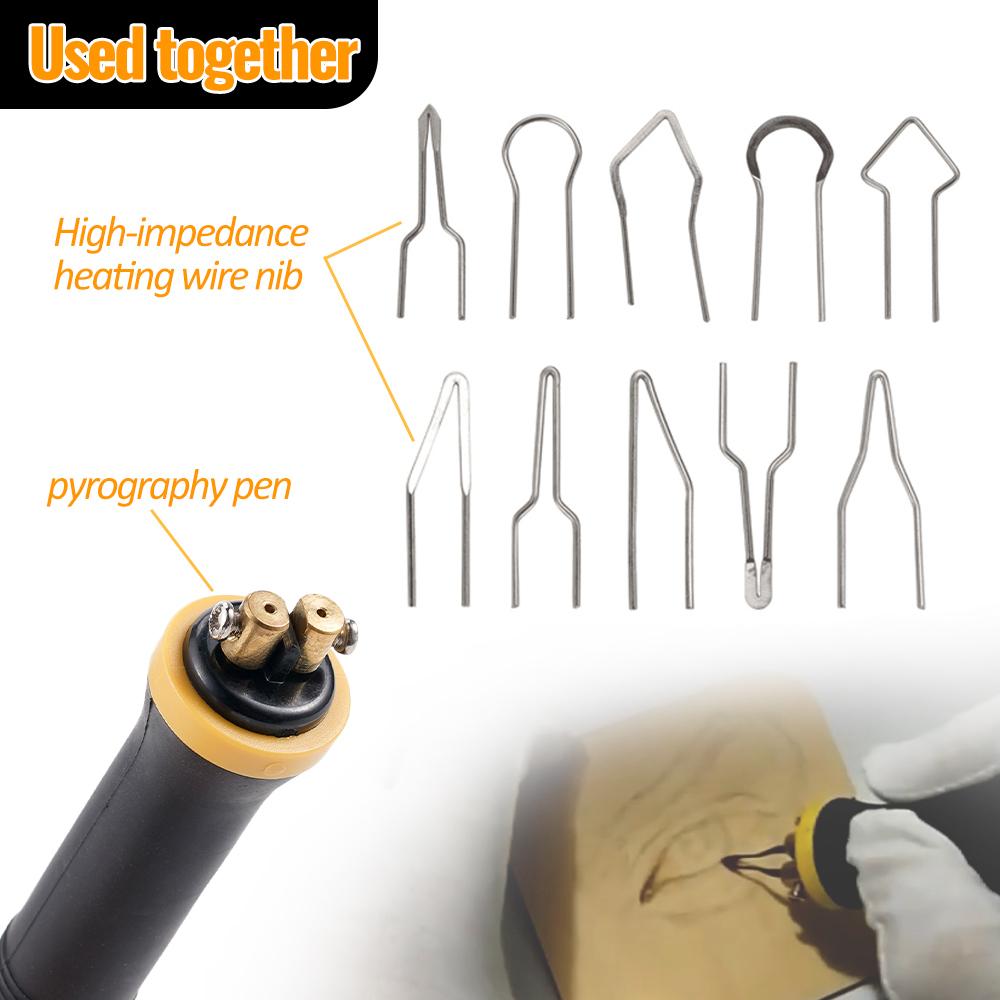 Portable Professional Electrocautery Pen Carving Electric Soldering Iron Pen Gourd Pyrography Pen Gourd Pyrography Machine