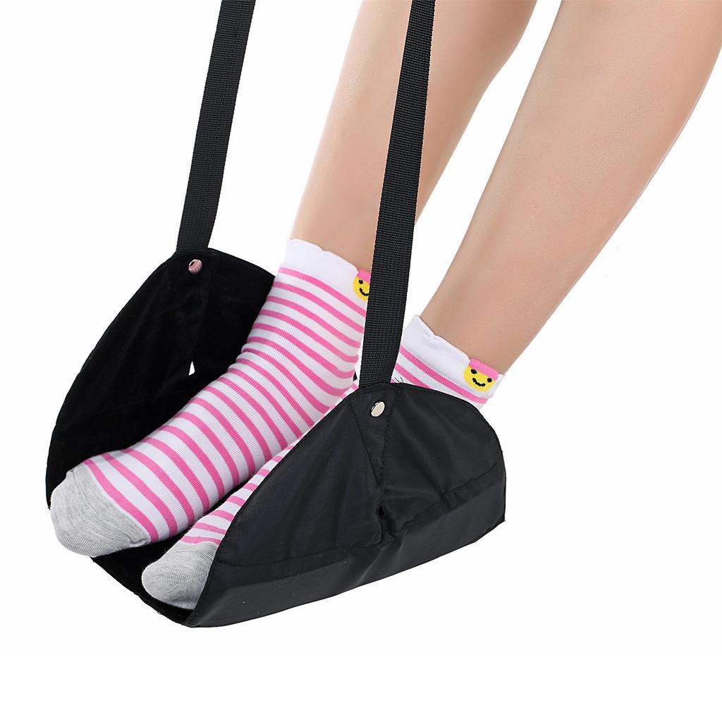 Creative Portable Foot Hammock for Office, Airplane, or Train Travel