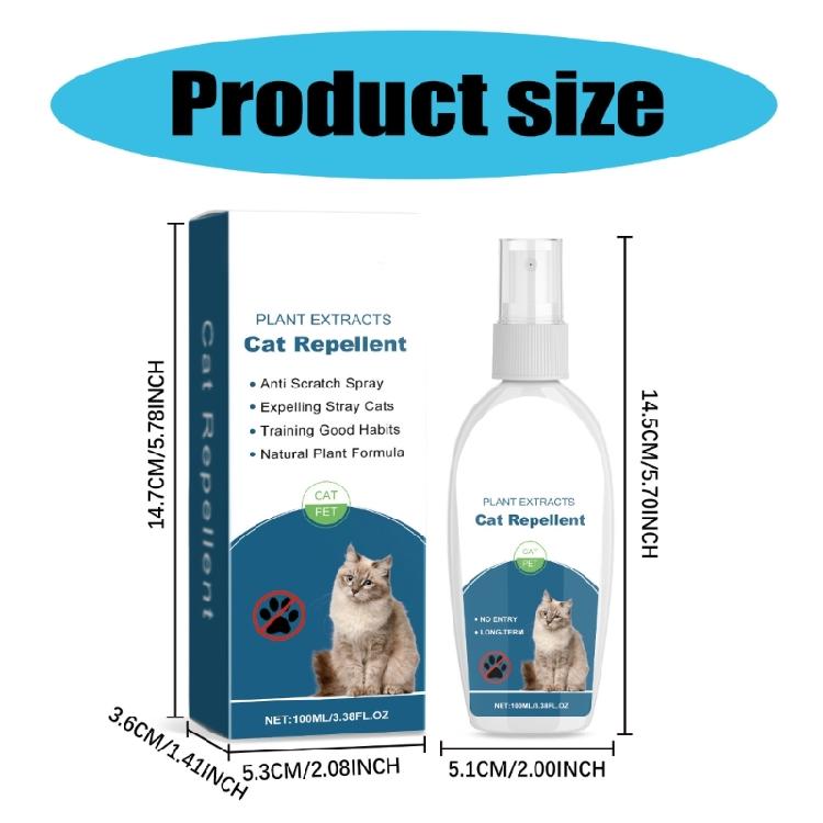 Spray Repellente per Gatti Stop Graffi per Allenamento Indoor Salva Mobili