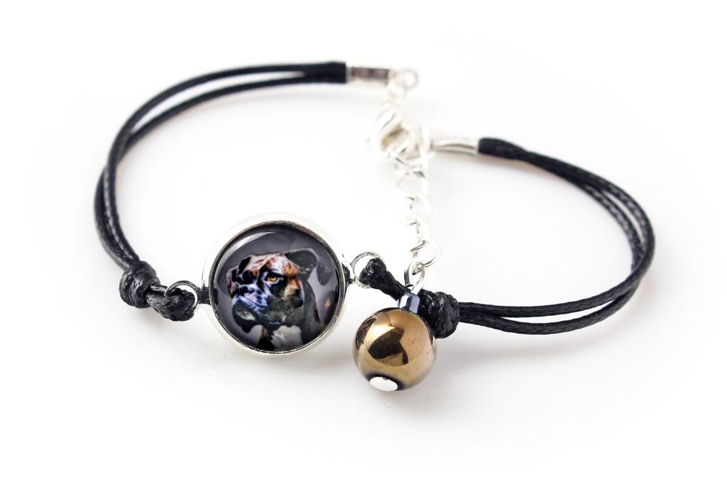 Boxer, German Boxer I - Bracelet with Your Photo Handmade, Unique Jewelry from the Art-Dog Brand