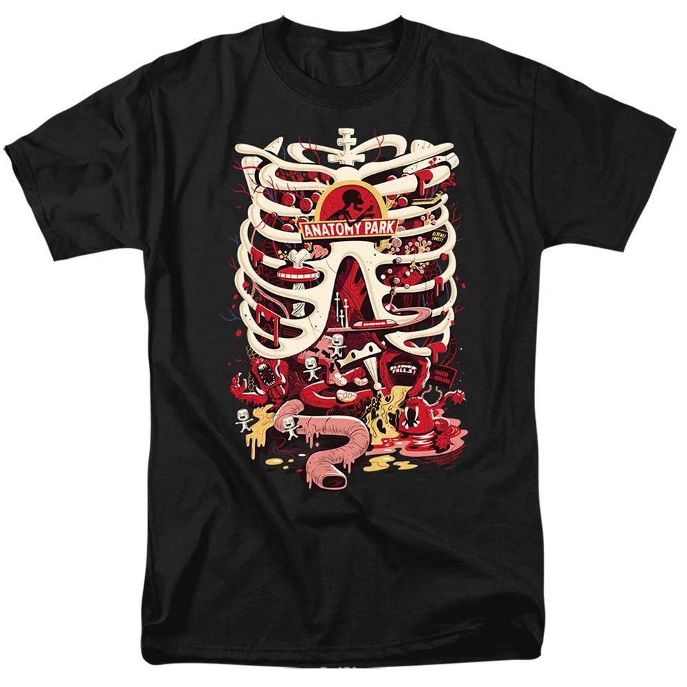 Rick And Morty - Anatomy Park Logo - Adult Men T-Shirt XS