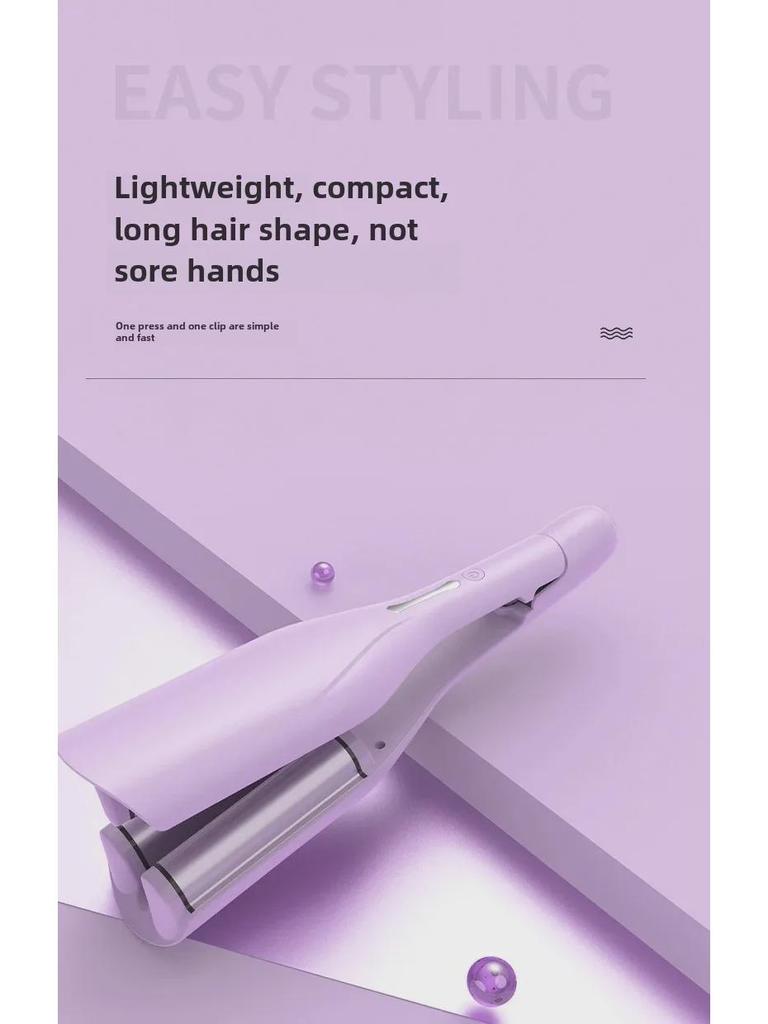 36mm Egg Roll Curling Iron - Water Ripple, Cake Roll, Wool, and Big Curl Styling Tool