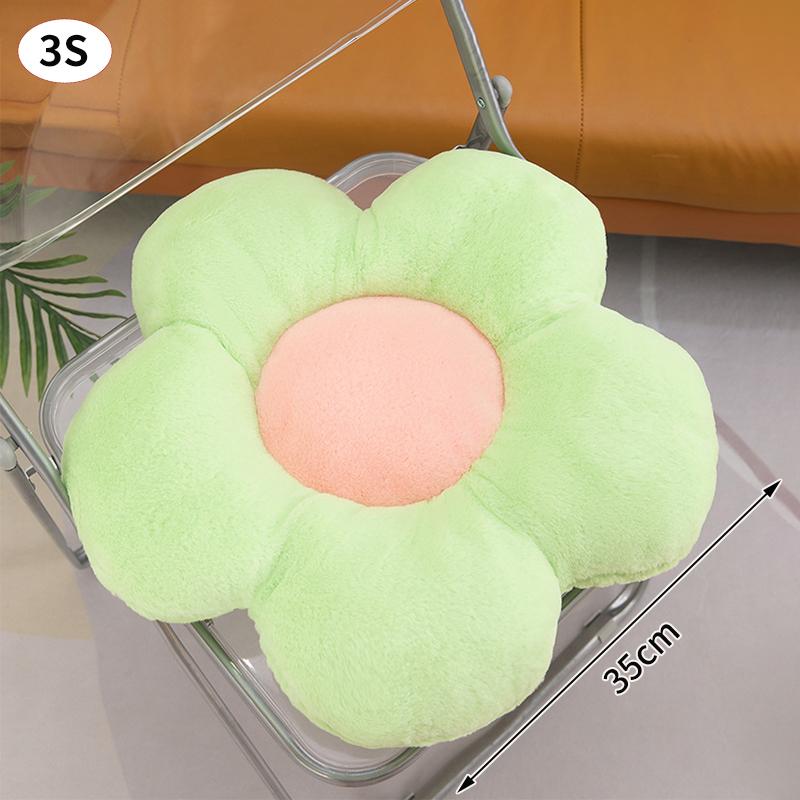 Flower Sitting Cushion Sofa Pad Office Chair Cushion Black White Seat Pad Seat Sofa Cushion Lumbar Support Pillow Room Decor