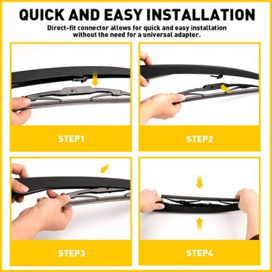 Rear Wiper Blade & Arm for 2018- Chevy Equinox Back Window Windshield Wiper