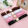 Universal Stretchy Decorative Belt Heart Shape Buckle Waistband Girl Accessories