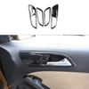 Interior Door Handle Frame Trim 4PCS For Benz B-Class 2012- ABS Carbon Fiber