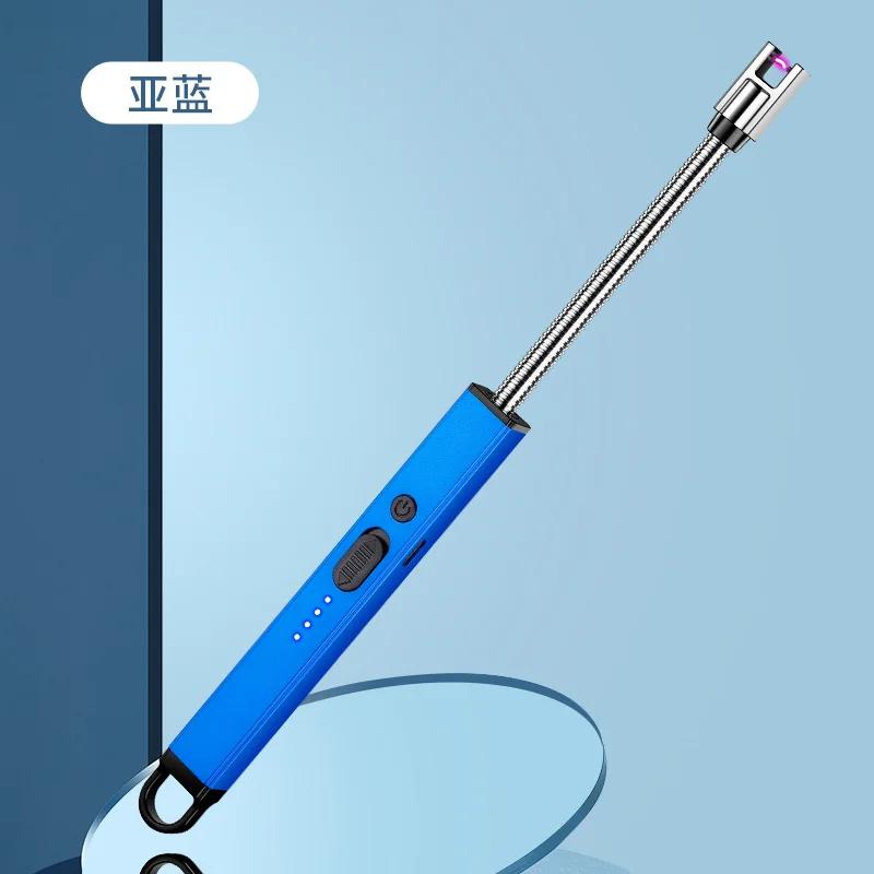 720° Extended Hose Rotatable Aromatherapy Candle Igniter Gas Stove Rechargeable Household Ignition Stick Windproof Lighter