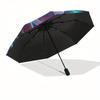 1pc Demon Pentagram Symbol Umbrella with Plastic Handle,Suitable for All Seasons Home Travel Outdoor UmbrellaB1674