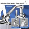 360° Rotating Robotic Arm Faucet Hot and Cold Water Flexible Dual Mode Faucet Water-Saving High Pressure Kitchen Rotating Faucet