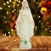 Virgin Mary Plastic Statue Handmade Catholic Virgin Mary Statue Christmas Home Decoration Christmas Gifts