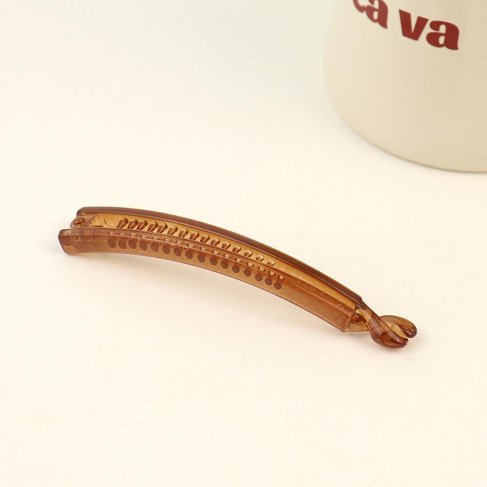 New Color Pan Hair Banana Clip Light Luxury Stone High-end Fashion Ponytail Clip Hair Accessories Hairpin