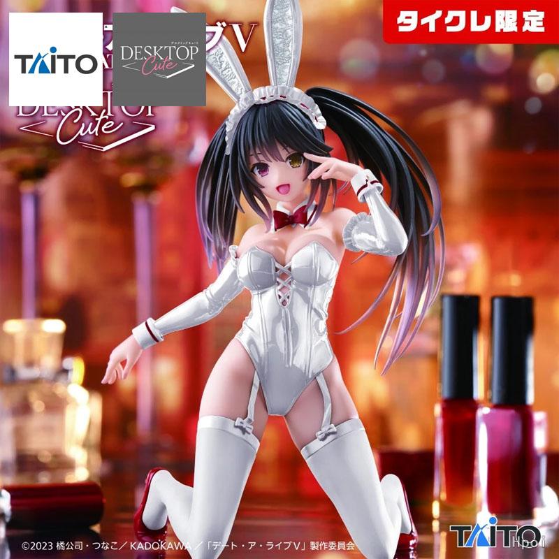 TAiTO Original Box Figure Desktop Cute Date A Live Season 5 Yatogami Tohka Bunny Girl New Outfit Kurumi Tokisaki Prize Figure