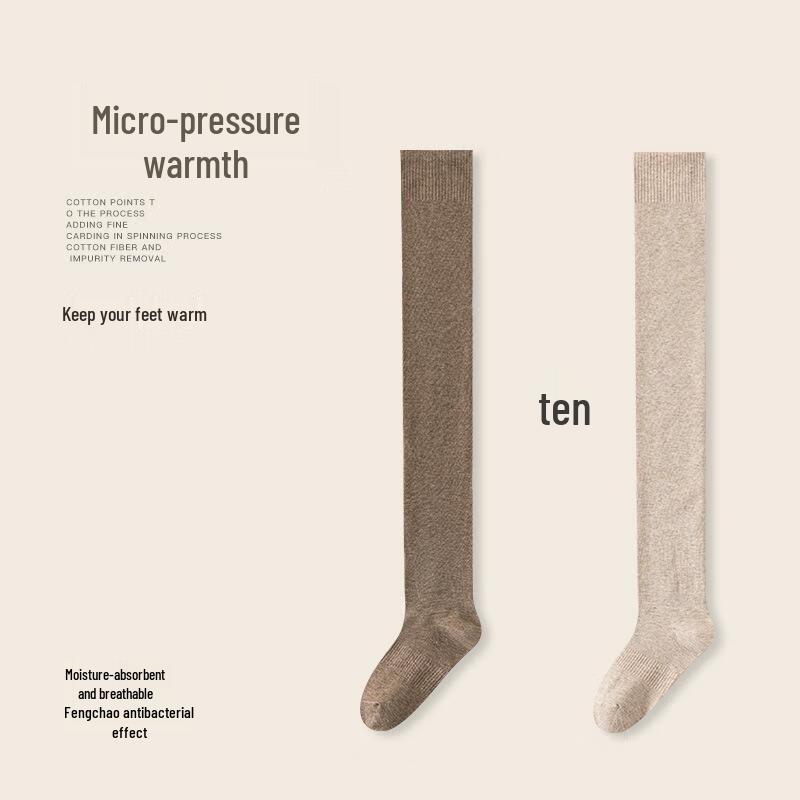 

JINGRX Женские теплые компрессионные носки выше колена