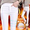 Cold Skinny High Solid Long Everyday Winter [WoauNuiHll] Women's Fleece-Lined Pants, Warm, Weather, Pants, Waist, Color, Leg-Slimming Trousers, Pants,