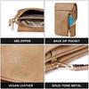 Stylish Phone Case Lightweight PU Leather Card Holder With Phone Slot Compact Crossbody Bag For Daily Use