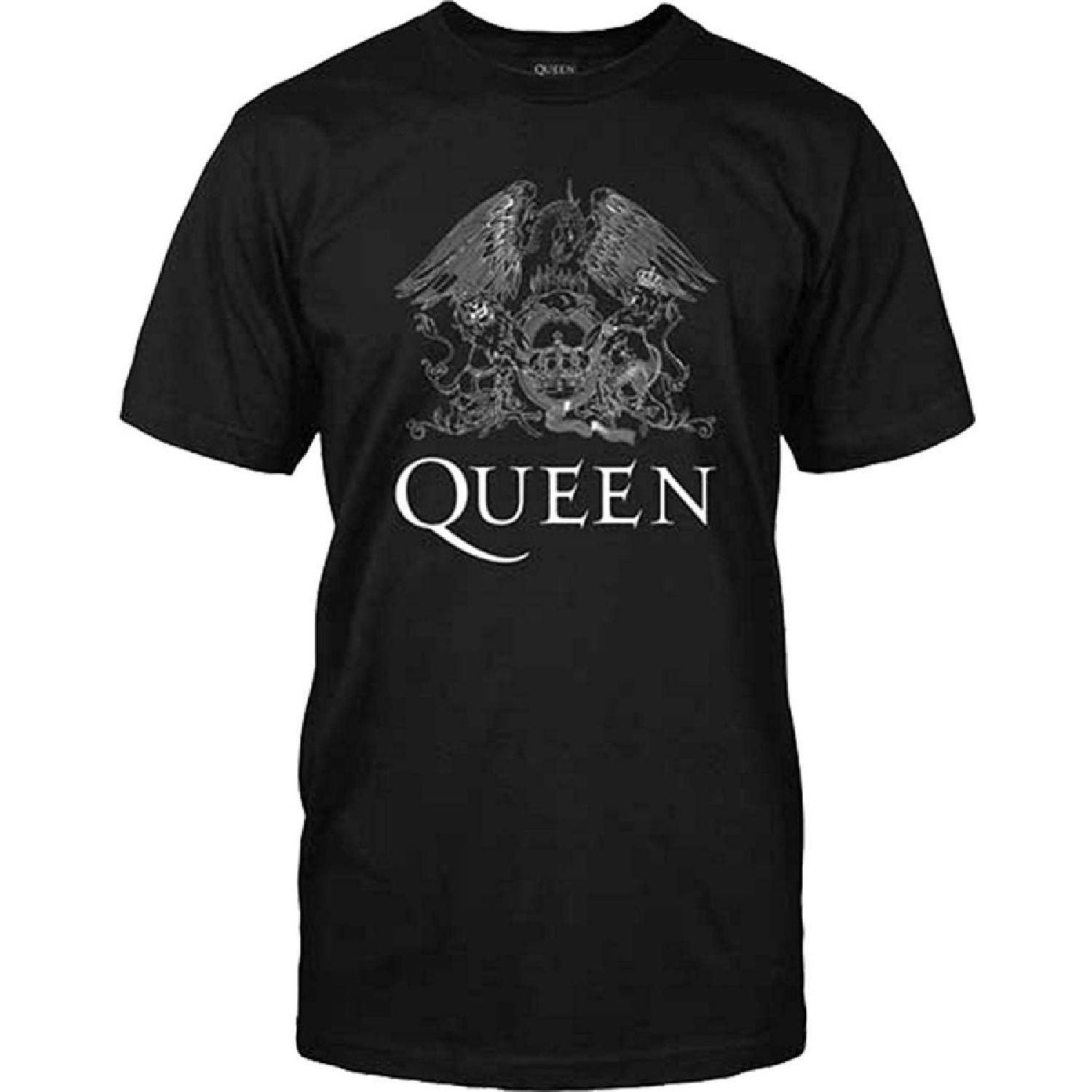 Queen Classic Logo White on Black T-Shirt XXXXXL разноцветный