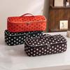 Handbag Blow Dryer Pouch Quilted Cotton Curling Iron Organizer Hair Dryer Bag  Bathroom Storage