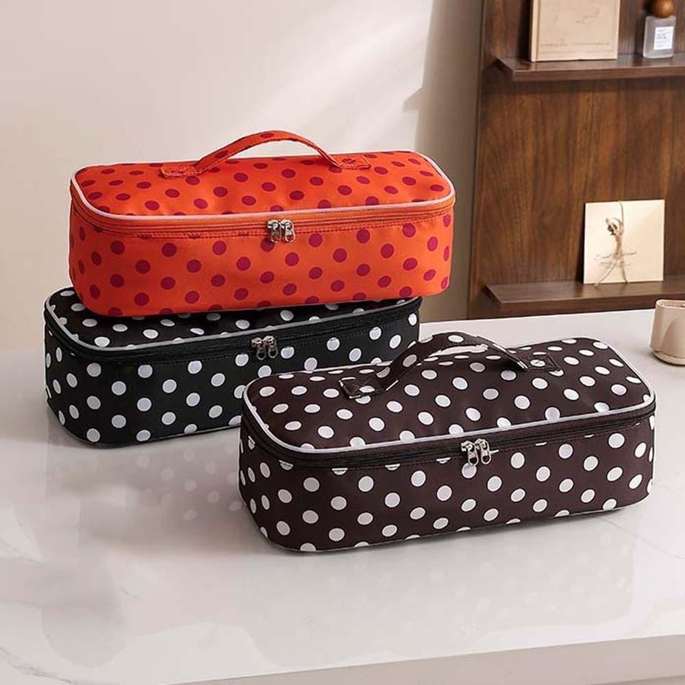 Handbag Blow Dryer Pouch Quilted Cotton Curling Iron Organizer Hair Dryer Bag Bathroom Storage