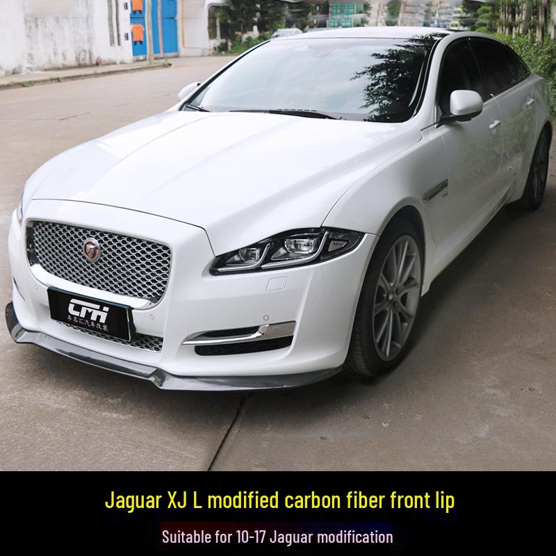 Carbon Fiber Front Lip Spoiler for 2017-2019 Jaguar XJL