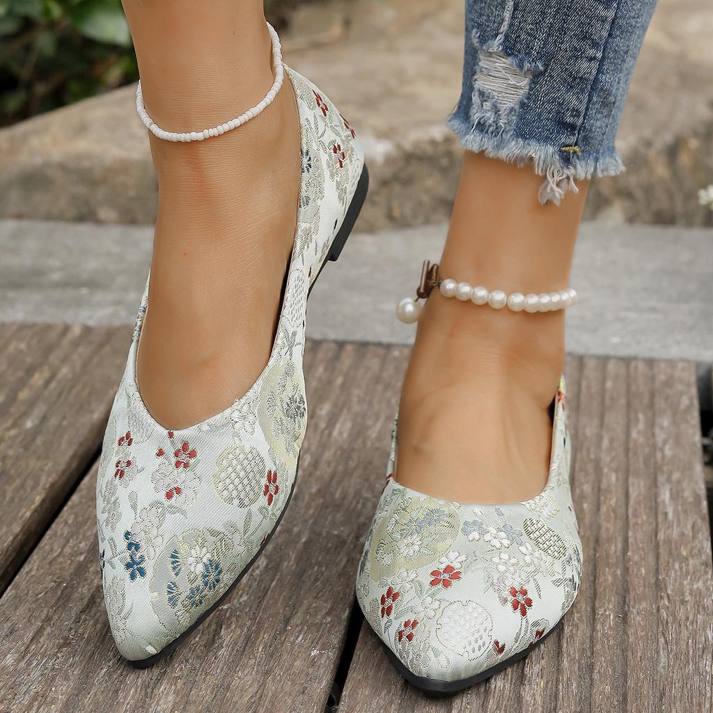 Fashion Women Flats Shoes Comfortable Pointed Toe Shallow Loafers Spring and Autumn Lightweight Casual Sneakers Outdoor Shoes for Women