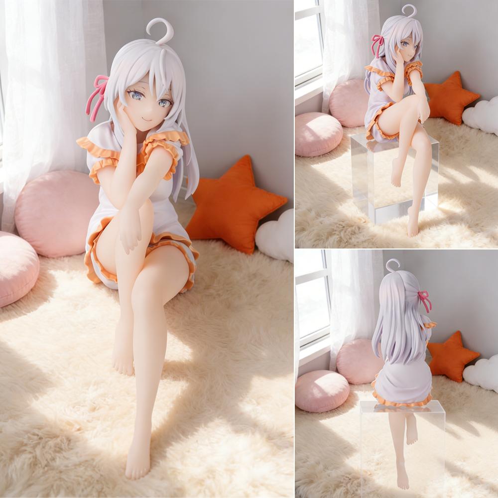 1pc Genuine Sweet Ahoge Sitting Pose Girl Figure, Ambience Desktop & Car Decor Collectible Ornament, Must-Have Gift for Holidays