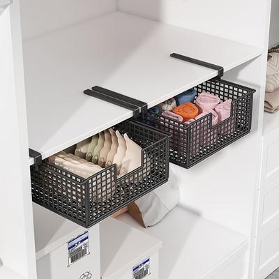 Sertar agățat extensibil Rezistent la coroziune Rezistent la coroziune Accesorii glisante sub raft Coș de depozitare