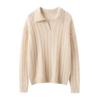 Kangbaolaisi Women's Cashmere Cable Knit Sweater - High-Quality, Versatile, Casual Base Layer