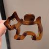 Acrylic Hairpin Cute Dog Pattern Hairpin Medium Size Women'S Hair Accessory Bangs Clip Exquisite Bun Hairpin