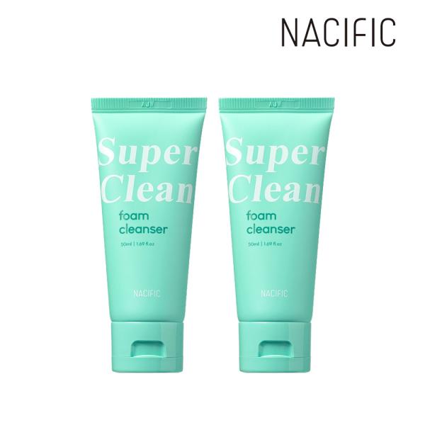 NACIFIC Super Clean пенка для умывания 50 мл x2