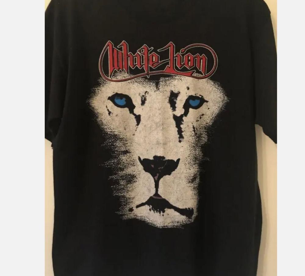 

Rare 1988 White Lion Band Gift For Fan Full Size Unisex T-Shirt 2XL