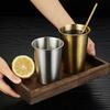 400/500ML Stainless Steel Cup Thickened Drinking Cup Wine Cup Beer Cup  Kitchen