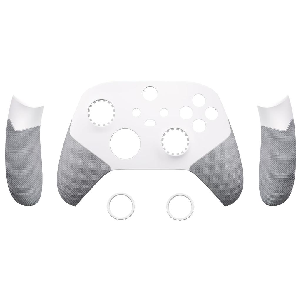 eXtremeRate Redesigned Grip Handle Faceplate for Xbox Core ASR Version Performance Rubberized Side Rail Grip Shell for Xbox Series X S Controllers