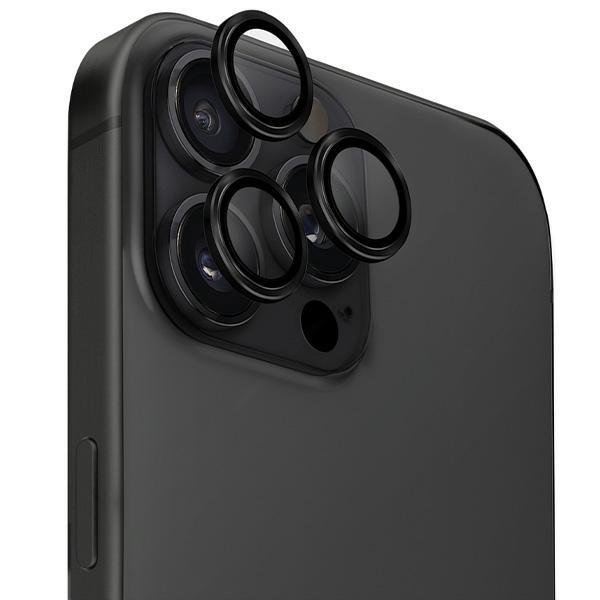 Camera Glass for iPhone 16 Pro UNIQ Optix - Black Lens Cover Protection