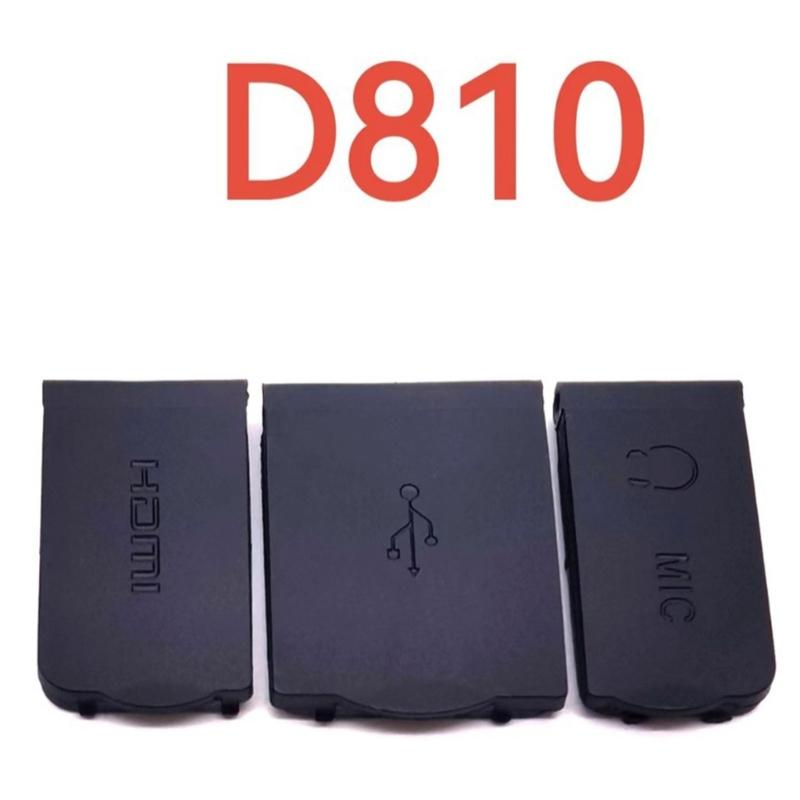 Protective Dust Caps Dirtptoof Cover Replacement for D810 DSLR Camera Precision Fit Rubber Dust Cover Set