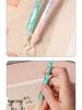 Pincel de Caligrafía Zou Wenguang con Jade Verde y Pelo de Cabra Mango Acrílico para Pintura China – Grado Profesional Principiante.